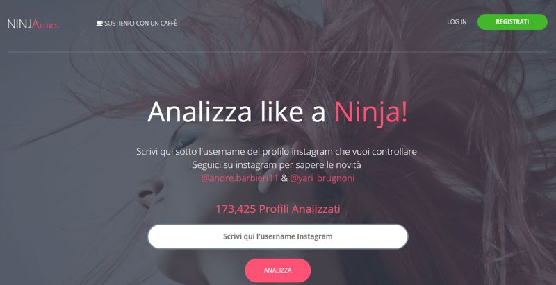 NInjalitics: tool per l'analisi degli account instagram business